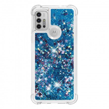 Skal För Moto G10 / G30 Desire Glitter