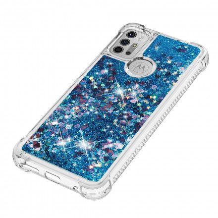 Skal För Moto G10 / G30 Desire Glitter