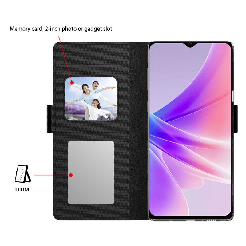 Fodral För Oppo Reno 11 5g Främre Korthållare