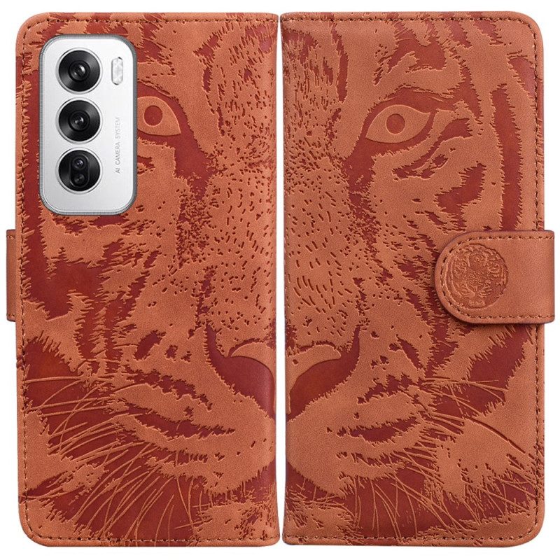 Fodral För Oppo Reno 12 5g Tiger Footprint