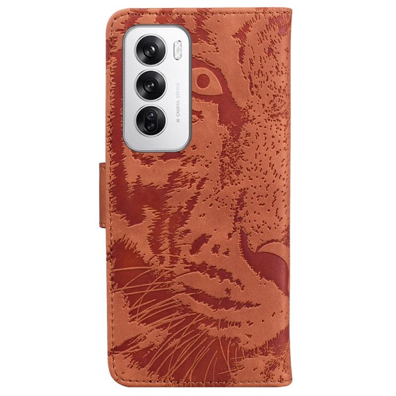 Fodral För Oppo Reno 12 5g Tiger Footprint