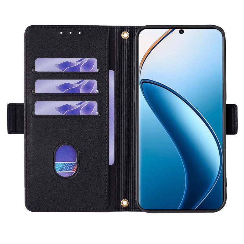 Fodral För Realme 12 Pro / 12 Pro Plus Rfid-blockeringslina Och Axelrem