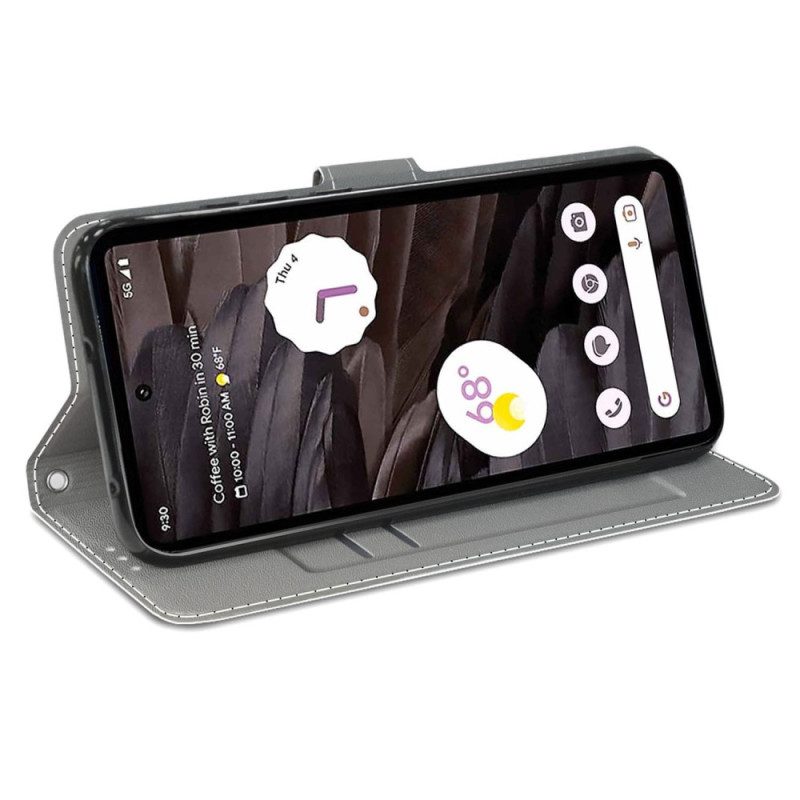 Fodral Google Pixel 8 Pro Fjärilar I Flygning Med Rem