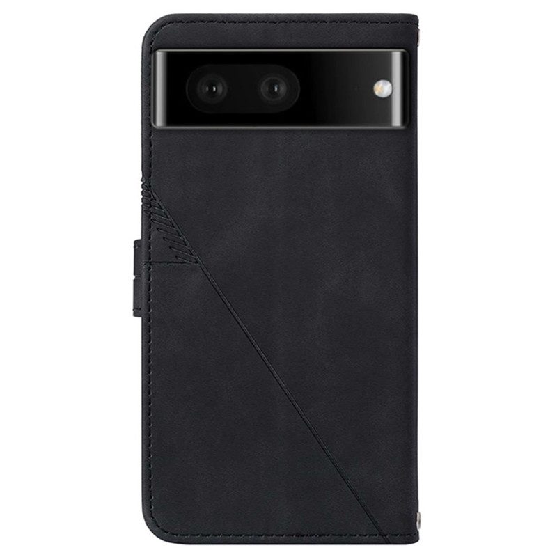 Fodral Google Pixel 8 Pro Trianglar Med Axelrem