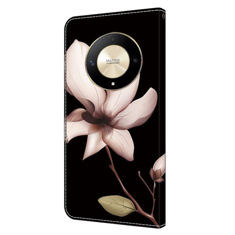 Fodral Honor X9b / Magic 6 Lite Rosa Blomma