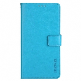 Fodral Oneplus 12 5g Faux Leather Retro Idewei