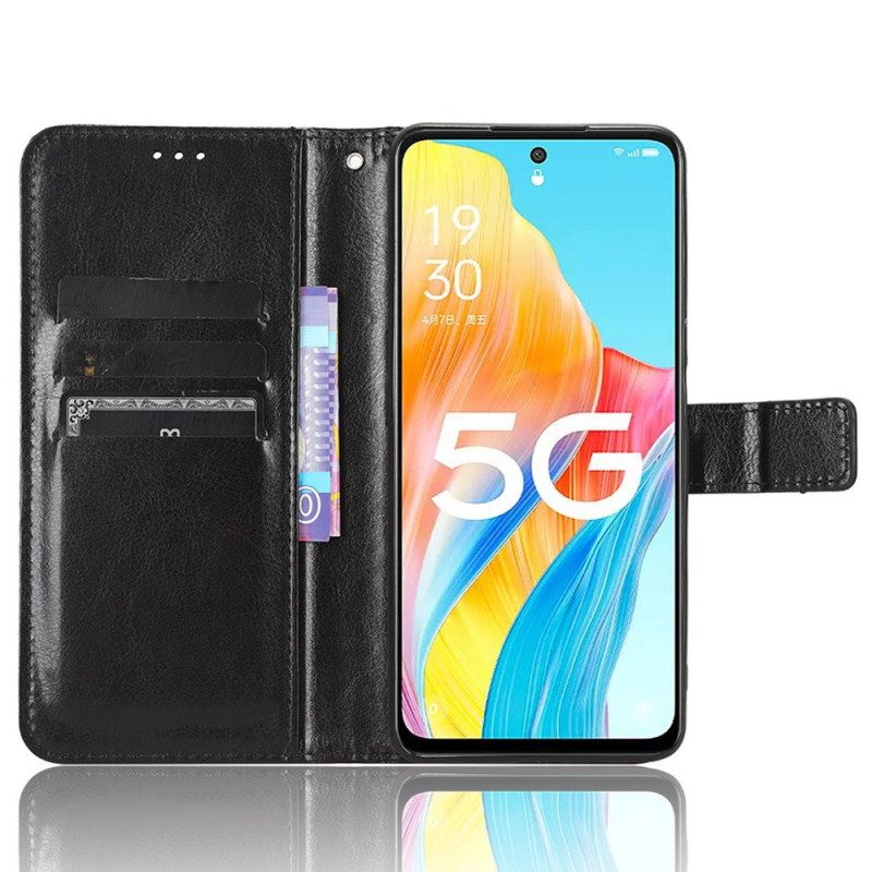 Fodral Oppo A98 5g Flashigt Konstläder