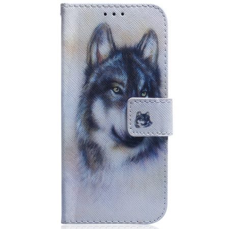 Fodral Realme 12 / 12x 5g Wolf Akvarell