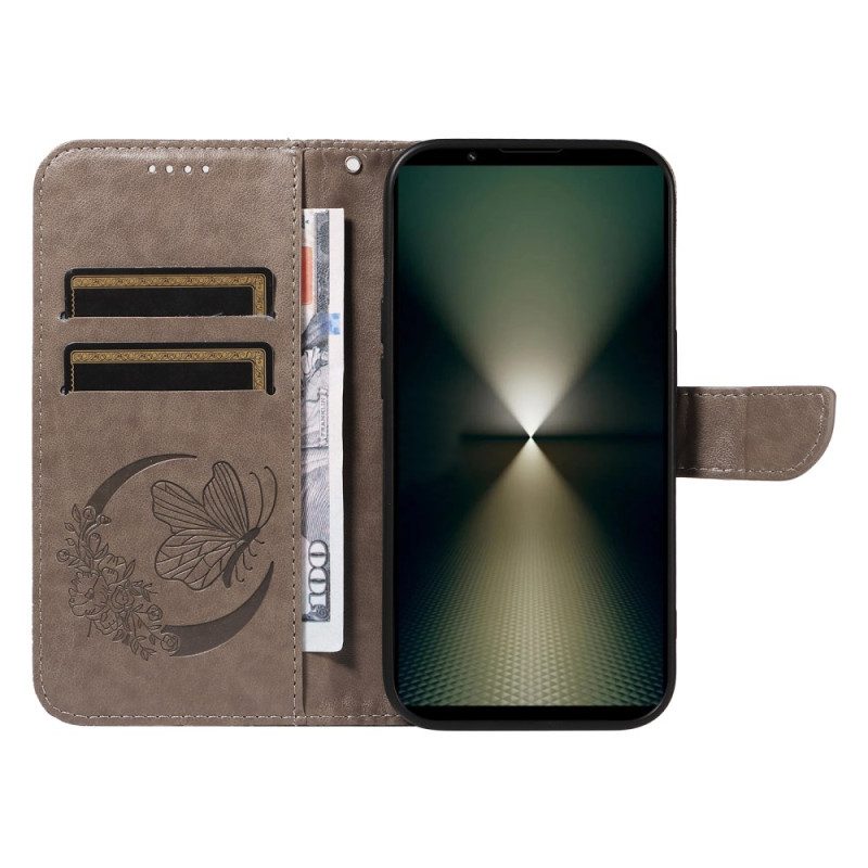 Fodral Sony Xperia 1 Vi Butterfly Graphic Lanyard