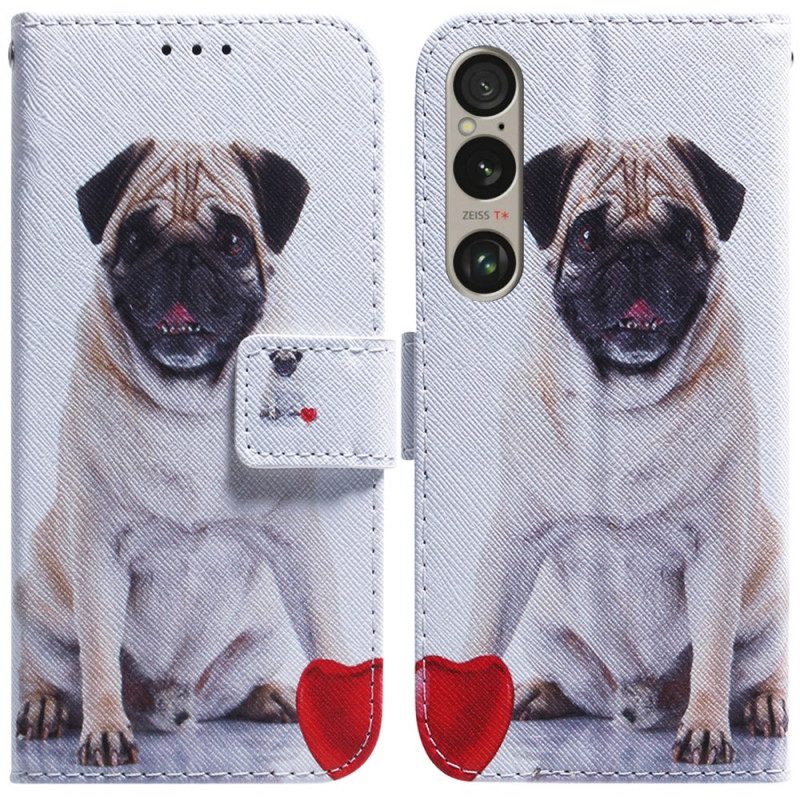 Fodral Sony Xperia 1 Vi Mops Hund