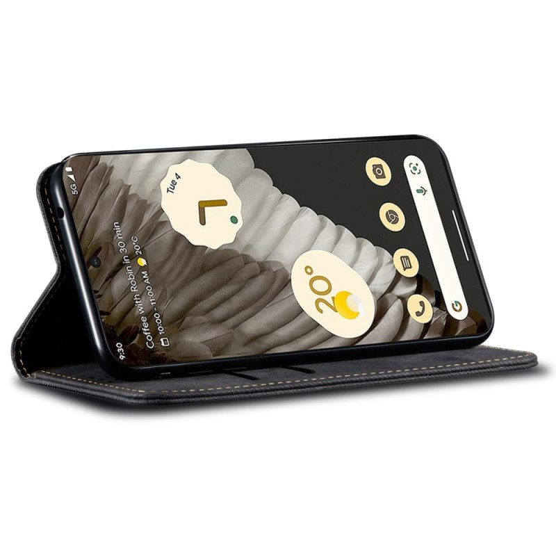 Folio-fodral Google Pixel 8 Telefonfodral Jeanstyg