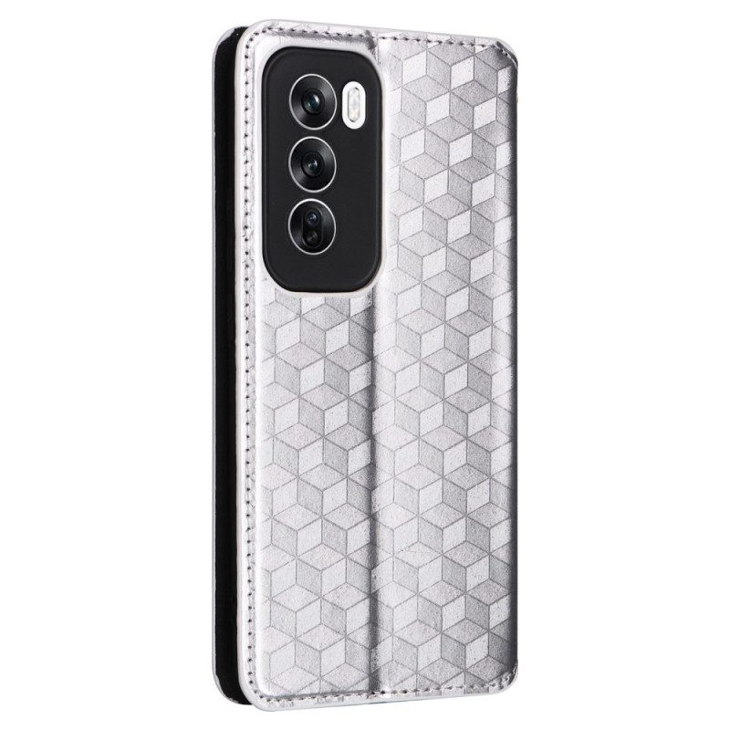 Folio-fodral Oppo Reno 12 5g Telefonfodral 3d-diamanter