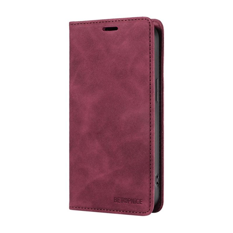 Folio-fodral Oppo Reno 12f 5g Telefonfodral Mockaeffekt Med Rfid-blockering Betopnice