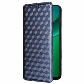 Folio-fodral Realme 12 Plus 5g 3d-kuber