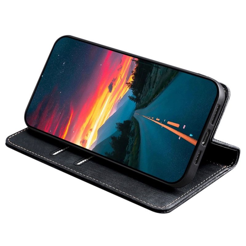 Folio-fodral Realme 12 Plus 5g Telefonfodral Mockaeffekt Rfid-blockering