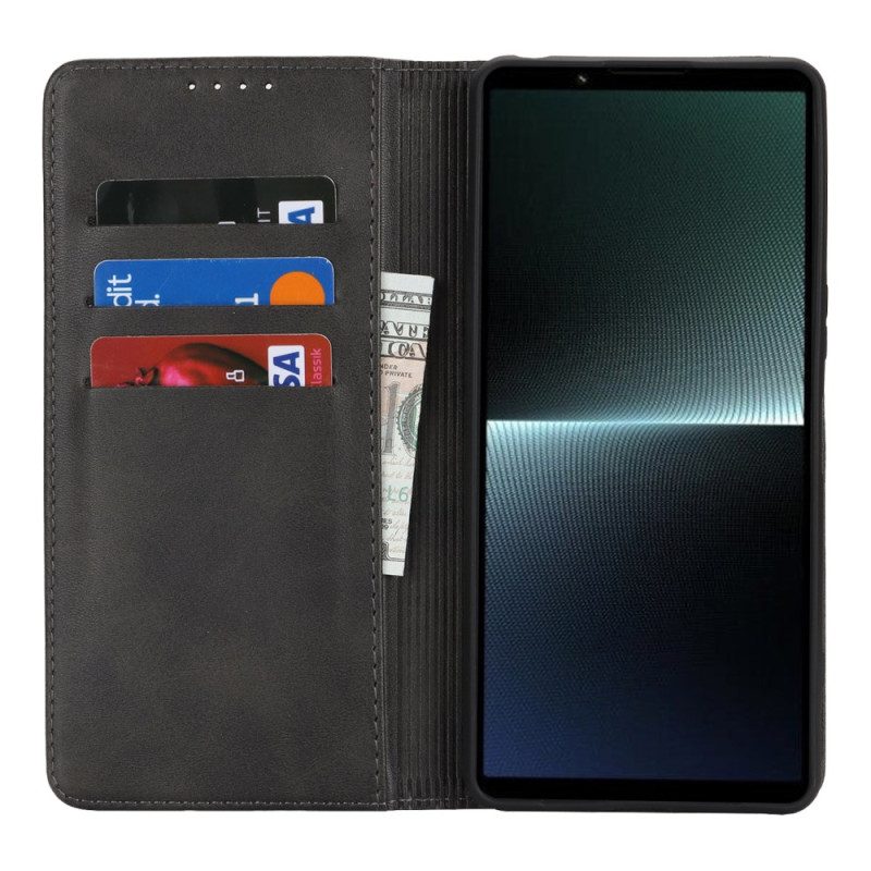 Folio-fodral Sony Xperia 1 Vi Split Läder