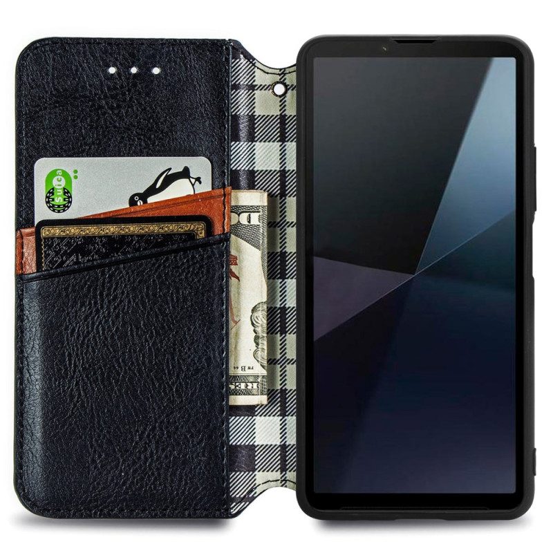 Folio-fodral Sony Xperia 10 Vi Vintage Fris