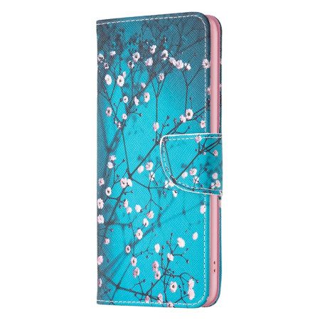 Läderfodral Google Pixel 8 Pro Telefonfodral Blommande Blommor