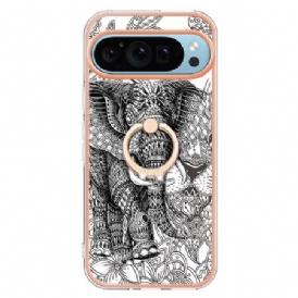 Skal För Google Pixel 9 Pro Xl Elephant Totem Support Ring