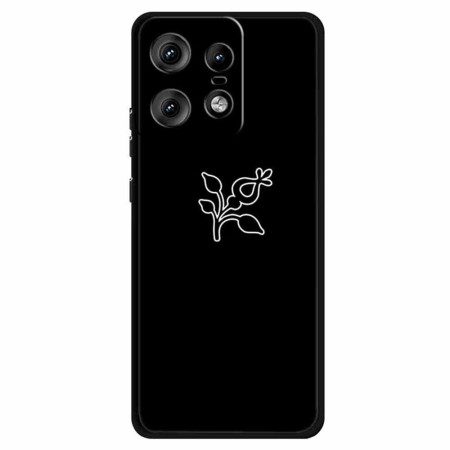 Skal För Motorola Edge 50 Pro Blomstergrafik