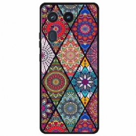 Skal För Motorola Edge 50 Ultra Mandala Blommor