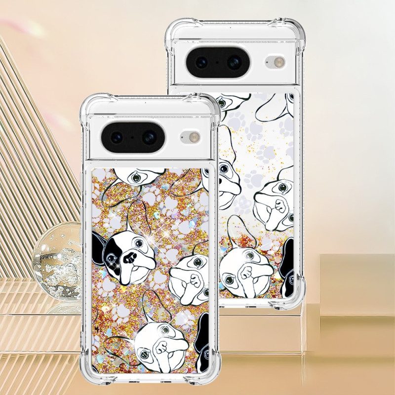 Skal Google Pixel 8 Mr Dog Glitter