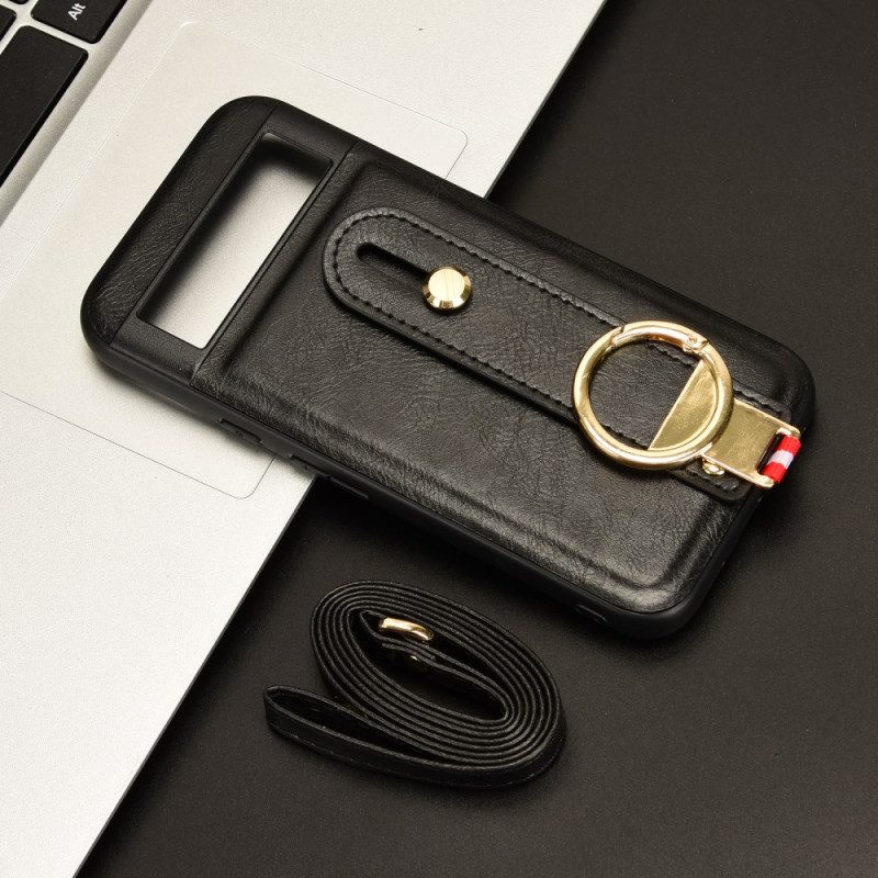 Skal Google Pixel 8a Rem Ring Och Lanyard