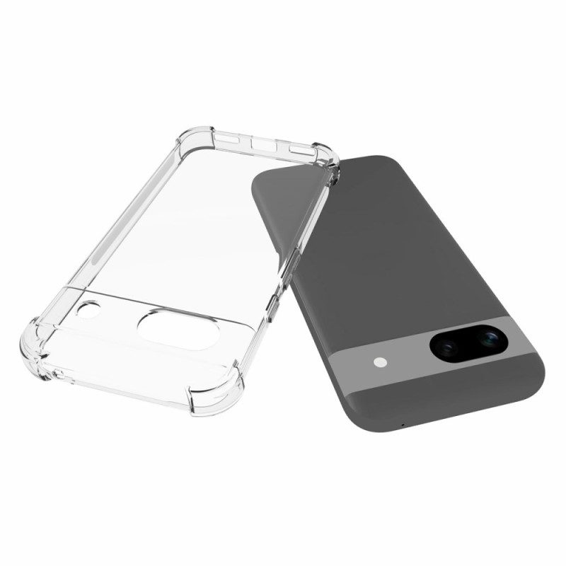 Skal Google Pixel 8a Telefonfodral Transparent Med Förstärkta Hörn