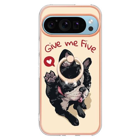 Skal Google Pixel 9 Pro Xl Telefonfodral Give Me Five Dog Support Ring