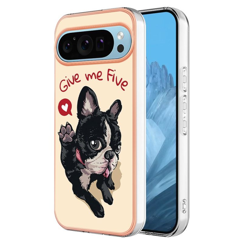 Skal Google Pixel 9 Pro Xl Telefonfodral Hund Ge Mig Fem