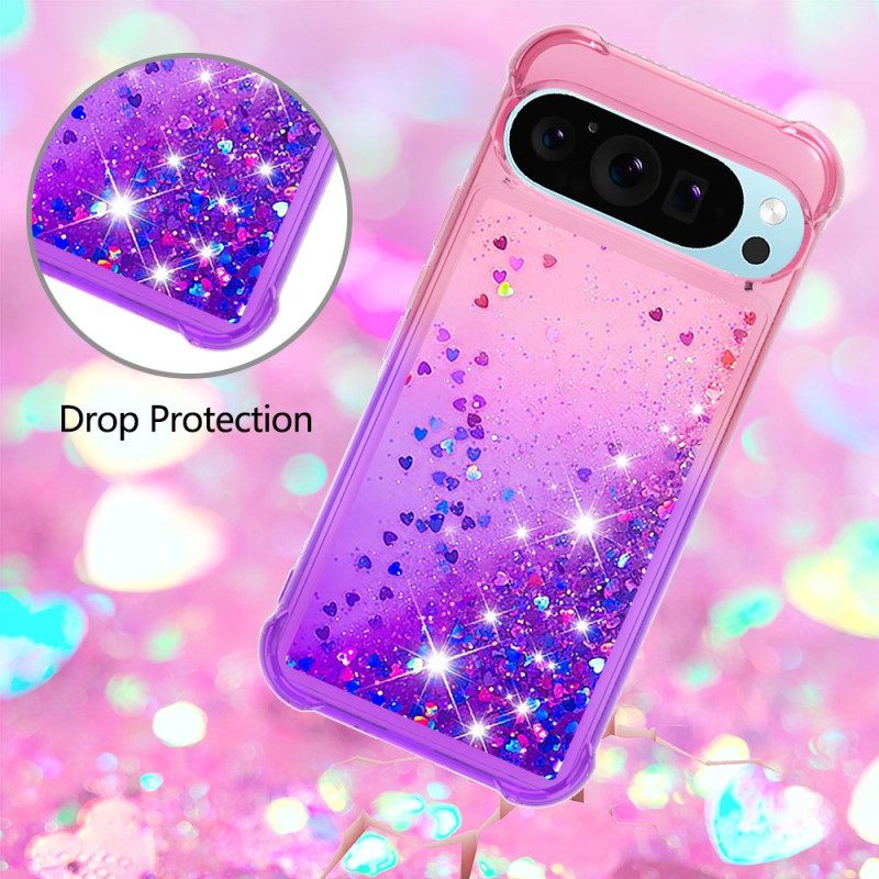 Skal Google Pixel 9 Telefonfodral Glittergradient