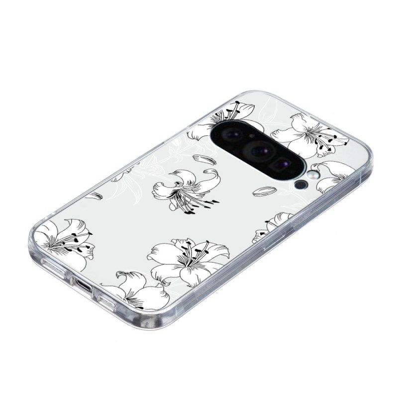 Skal Google Pixel 9 Vita Blommor