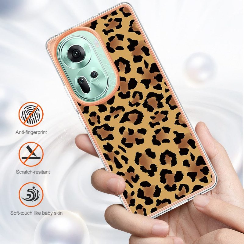 Skal Oppo Reno 11 5g Leopardtryck