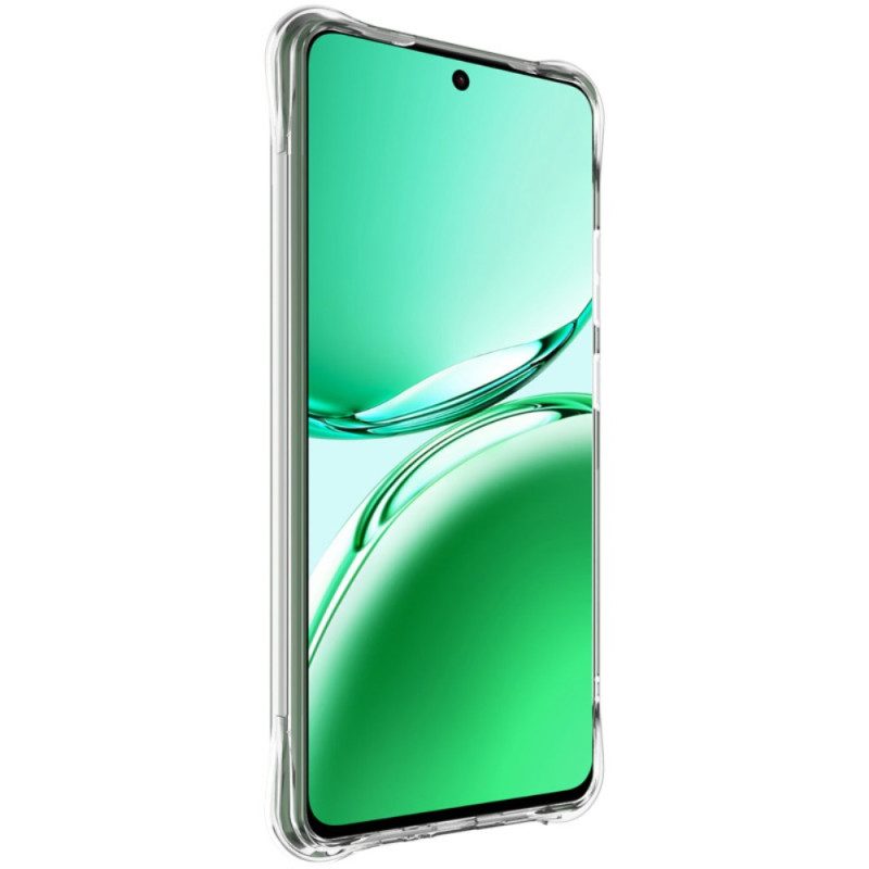 Skal Oppo Reno 12f 5g Transparent Vågig Textur Med Imak Airbag