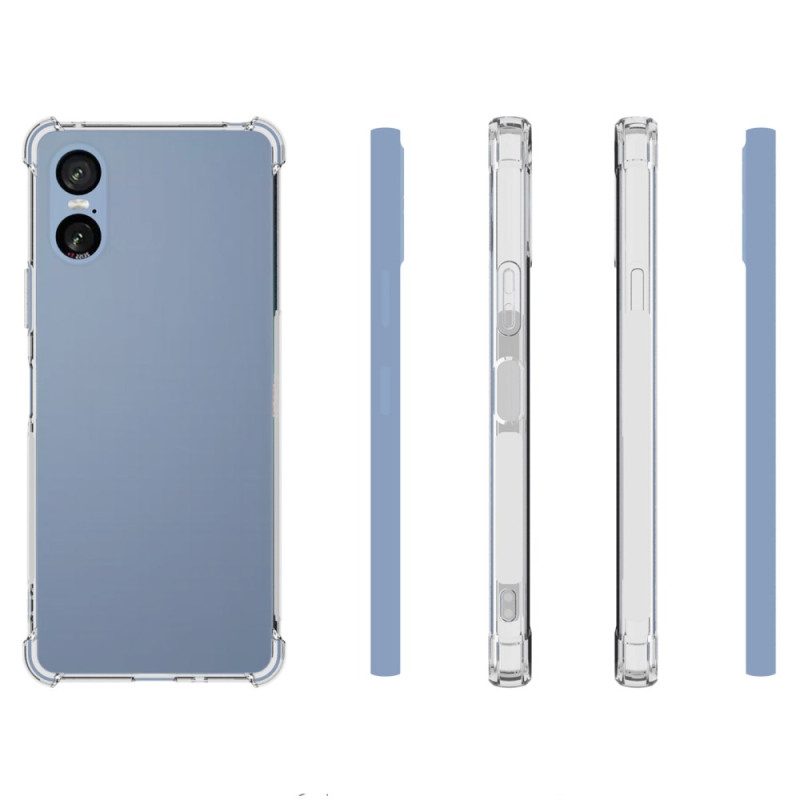 Skal Sony Xperia 10 Vi Telefonfodral Transparenta Förstärkta Hörn