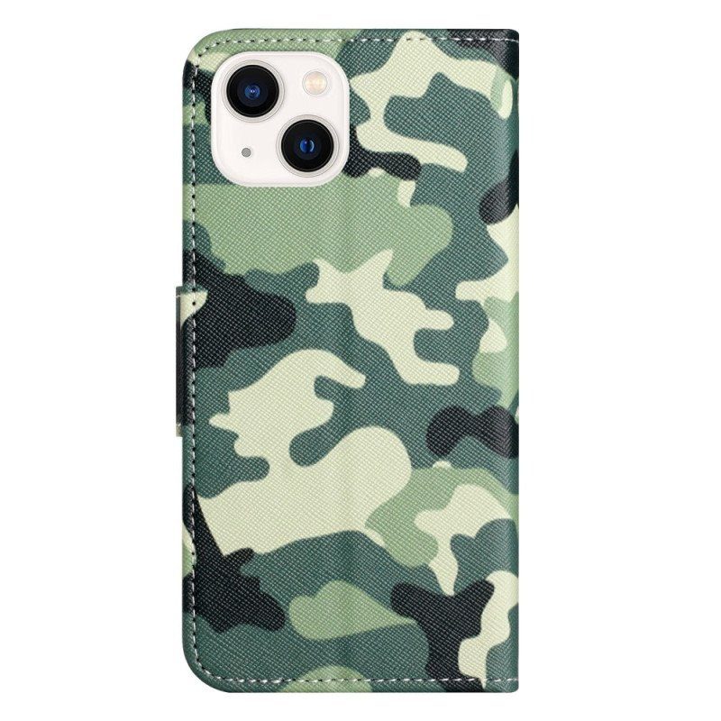 Fodral iPhone 15 Militärt Kamouflage