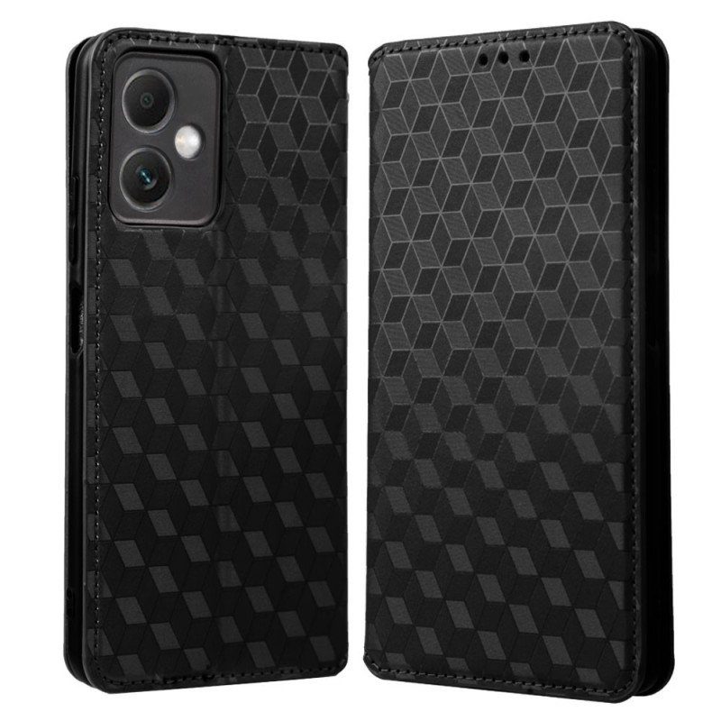 Folio-fodral Xiaomi Redmi Note 12 5G Läderfodral 3d-mönster