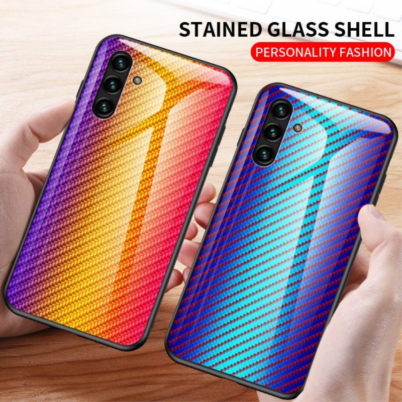 Skal Samsung Galaxy A13 5G / A04s Kolfiberhärdat Glas