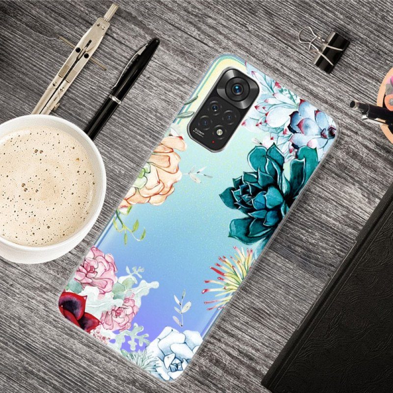 Skal Xiaomi Redmi Note 11 Pro / 11 Pro 5G Akvarell Blommor